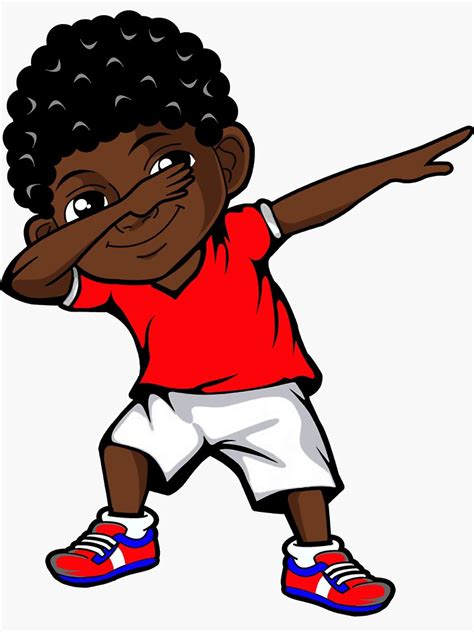 Dabbing Boy Dab Cool Cute Awesome Dance Kids Meme Red And White Jersey