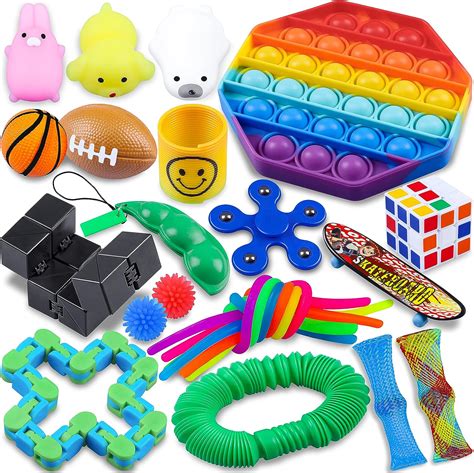 Pack Of 18 Fun Sensory Toys Fidget Autism Adhd Special Needs T Pack