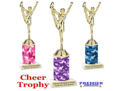 Cheer Trophy Great For Cheer Squads Recitals Schools Etsy