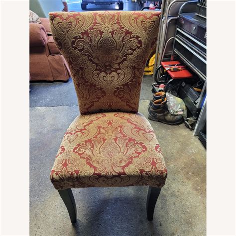 Red Paisley Pier 1 Import Accent Chair Aptdeco