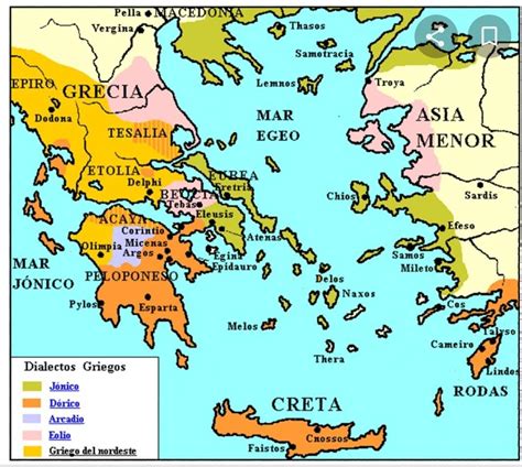 Mapa De Las Polis De Grecia Brainly Lat