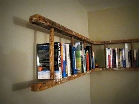 21 Perfect Diy Ladder Bookshelf And Bookcase Ideas