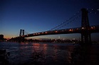 Brooklyn Bridge,New York City, Night, River, Sky, Lights, Bridge ...