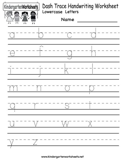 12 Best Images Of Lower Case Writing Worksheets Printable