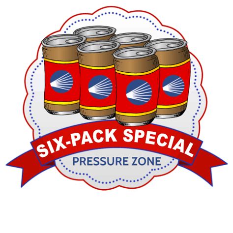 Six Pack Logo Web Pressure Zone