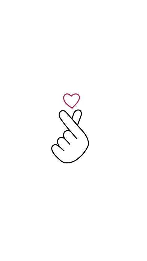 Korean Heart Sign Korean Heart Sign