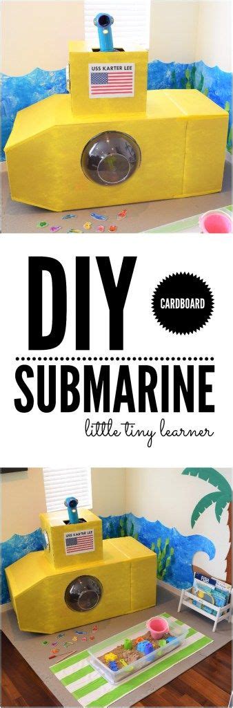 Cardboard Submarine Little Tiny Learner Submarine Craft Submarine