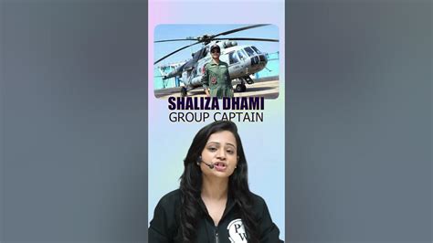 first female commander group captain shaliza dhami defencewallah shorts youtube