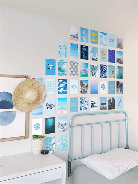 Blue Photo Collage Kit For Wall Aesthetic Décor By Haus And Hues