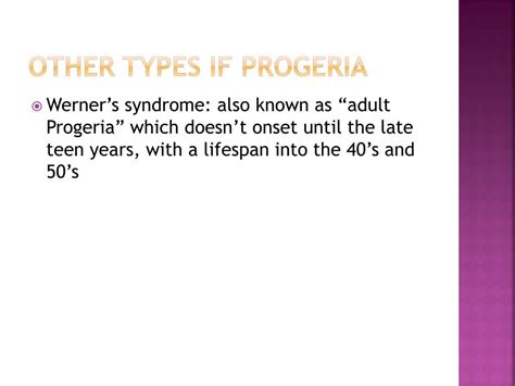 Progeria Definition Types Symptoms Facts Britannica