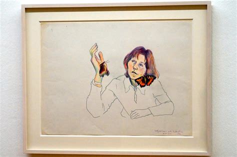 Selbstporträt Mit Maulkorb Maria Lassnig 1973