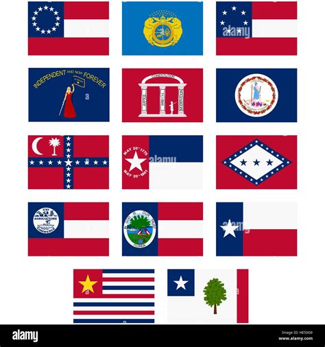 Flags Of The Confederate States Of America The American Civil War