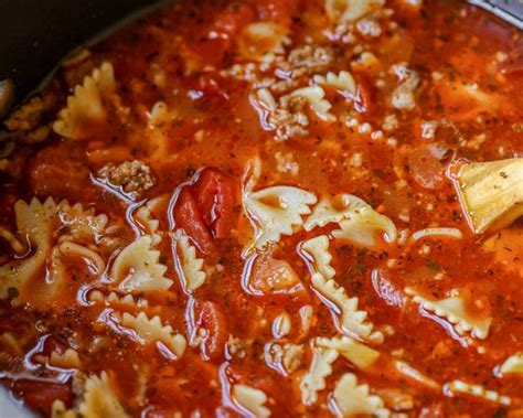 Easy Lasagna Soup Recipe Lil Luna