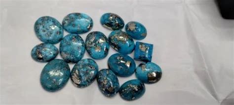 Blue Natural Irani Turquoise Gemstone Firoza For Astrology 4 To 15