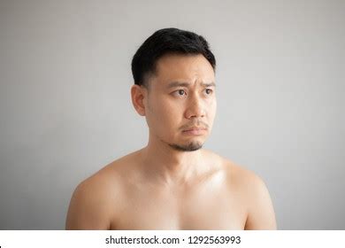 Cry Sad Face Man Topless Portrait Stock Photo Shutterstock