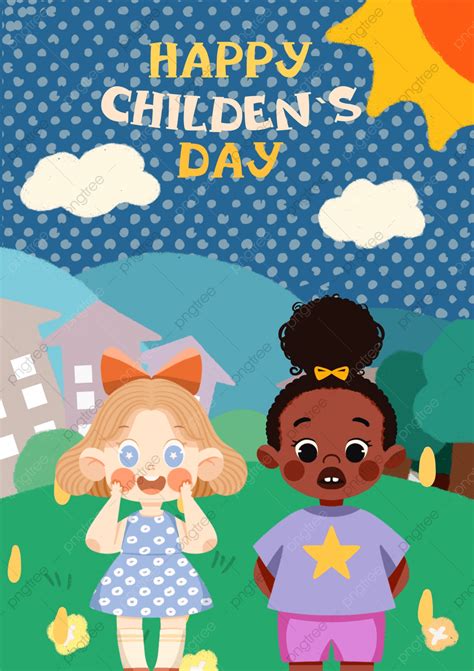 Childrens Day Creative Cartoon Simple Poster Template Download On