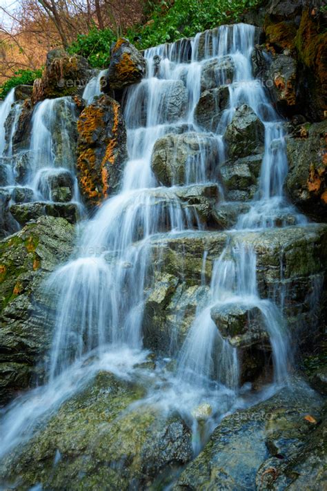 Small Waterfall Cascade Stock Photo By Dmitryrukhlenko Photodune