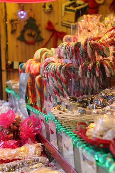 Candy Canes Year Market Bude Hand · Free Photo On Pixabay
