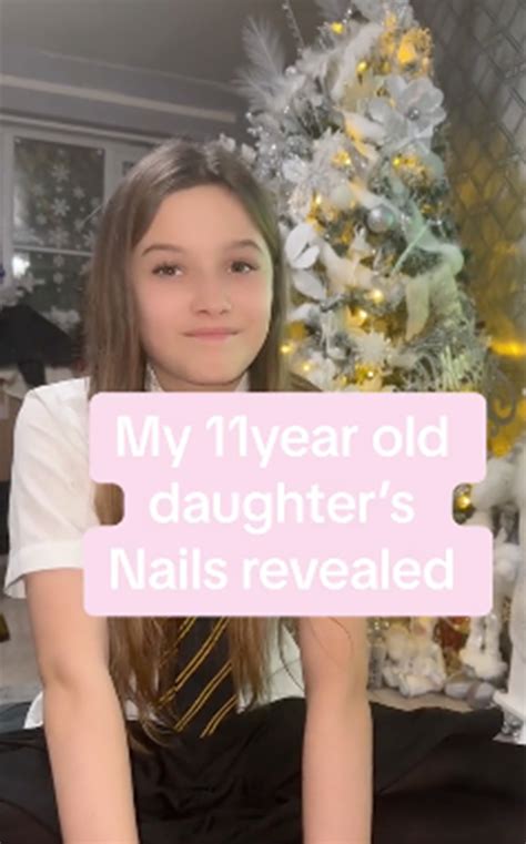bad mom allows 11 year old daughter to wear fake lashes offensive nails to school