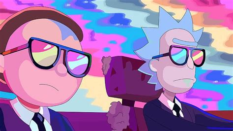 Hd Wallpaper Rick And Morty Animated Series Sunglasses Wallpaper Flare