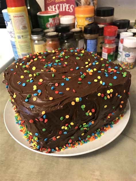 [homemade] Birthday Cake R Food