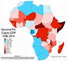 Africa: GDP per capita. : r/MapPorn