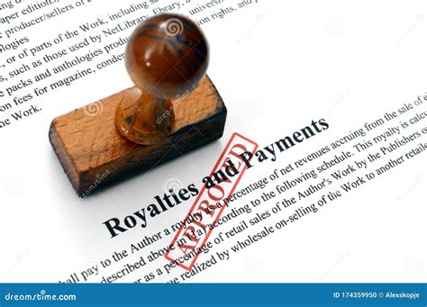 Royalties And Payment Stock Photo Image Of Business 174359950