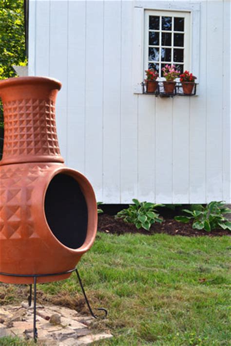 The hood itself is a domed structure with a diameter of 1.5 meters. Clay Chimney Fire Pit - Angie's Roost