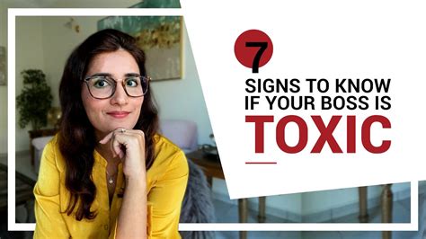 7 Signs You Have A Toxic Manager How To Deal With A Toxic Boss Youtube