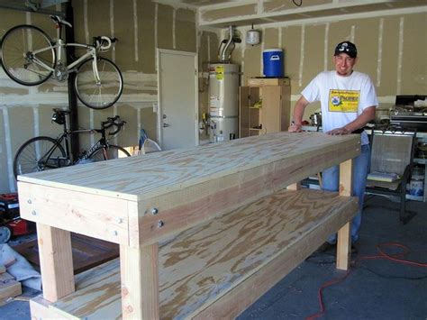 Build A Workbench Garage Workbench Plans Garage Work Bench Building