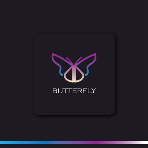 Butterfly Logo On Behance Butterfly Logo Butterfly Typography Logo