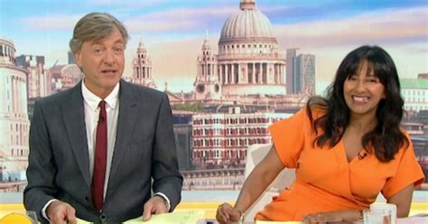 Itv Good Morning Britain Viewers Ask Why As Richard Madeley And Ranvir Singh Caught In Off