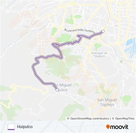 Ruta Horarios Paradas Y Mapas Huipulco Actualizado Hot Sex Picture