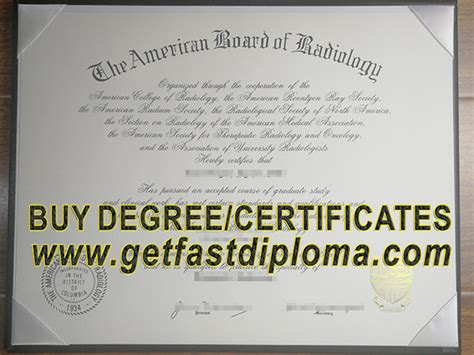 Buy A Fake American Board Of Radiology Certificateobtain Abr Fake