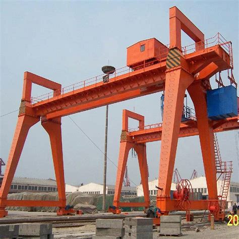 Rail Mounted Gantry Crane Mg Type 50t 100t 600t Capacity For Shipyard
