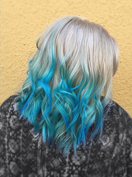 21 Bold And Beautiful Blue Ombre Hair Color Ideas Page 2 Of 2 Stayglam