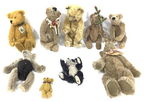 Lot Vintage Stuffed Animals Bears