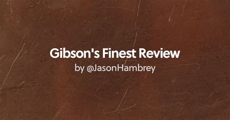 review of gibson s finest rare 18 year old by jasonhambrey whisky connosr