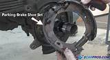 Parking Brake Shoe Replacement Pictures