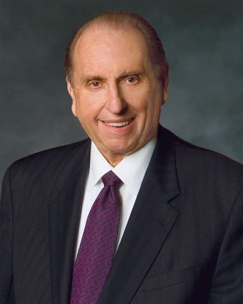 President Thomas S Monson Be Strong And Of A Good Courage The Daily