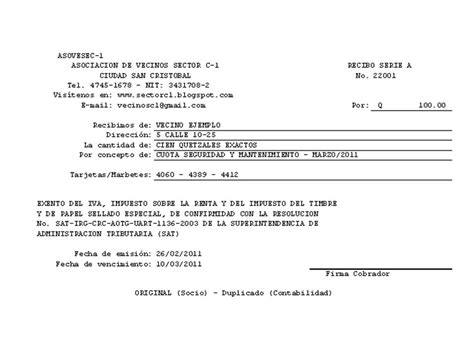 Formato De Recibos De Pago En Recibo Formato De Recibo Cartas Unamed