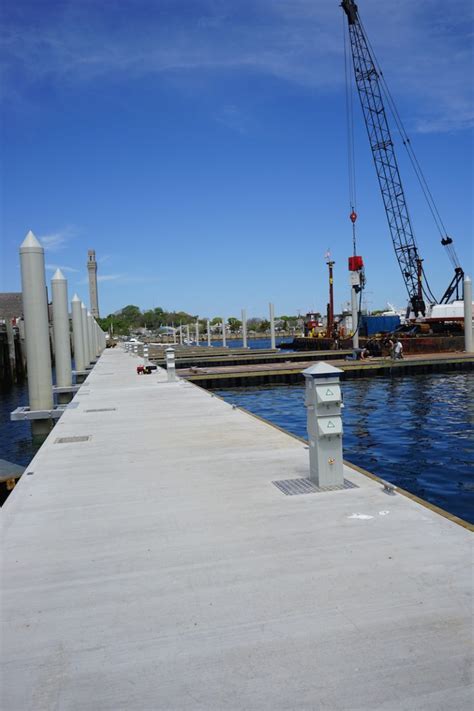 Floating Breakwaters And Concrete Floating Docks At Provincetown Marina