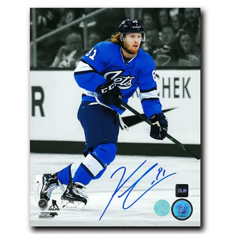 kyle connor winnipeg jets autographed spotlight 8x10 photo cojo sport collectables inc