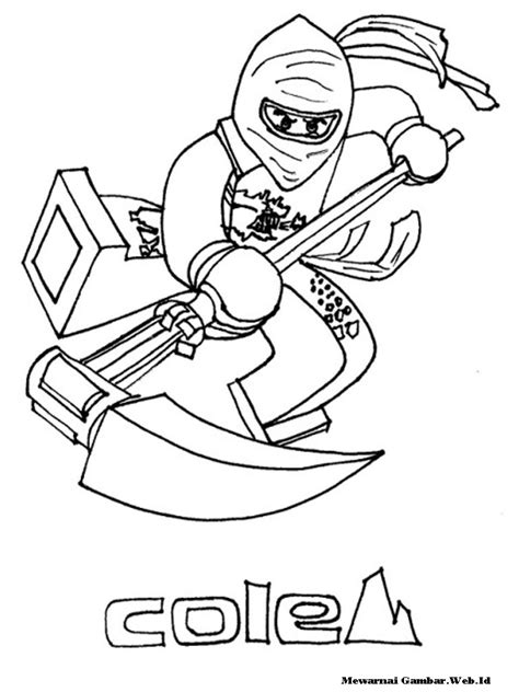 Gambar Mewarnai Ninjago