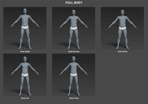 Body Morph Kit For Genesis 8 Male Daz 3d