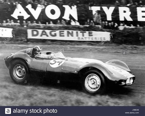 Lister Jaguar Archie Scott Brown 1957 Empire Trophy Race Racing
