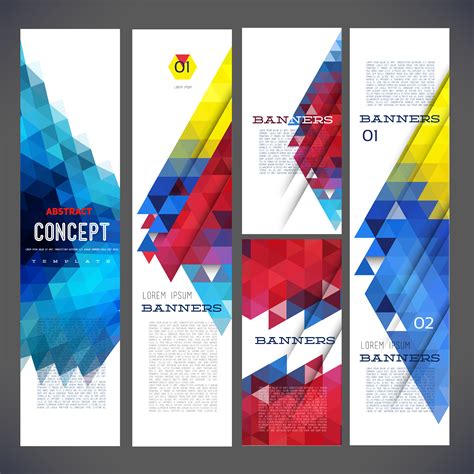 Abstract Design Banners Vector Template Design 323526 Vector Art At