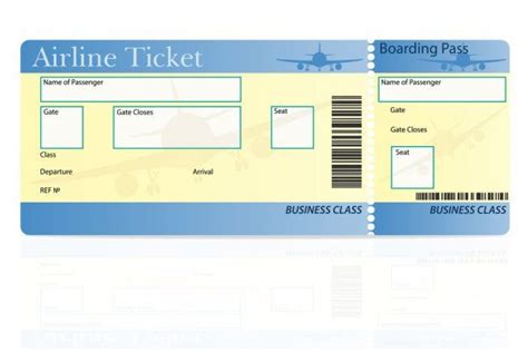 Rezervă online un bilet de avion. Billete de avión clase empresarial vector ilustración ...
