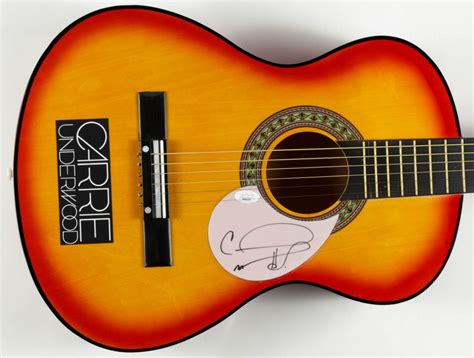 Carrie Underwood Signed Full Size Acoustic Guitar Jsa Coa Pristine