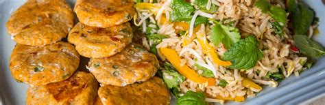 Thai Fish Cakes With Herb Salad Recipe Olivado